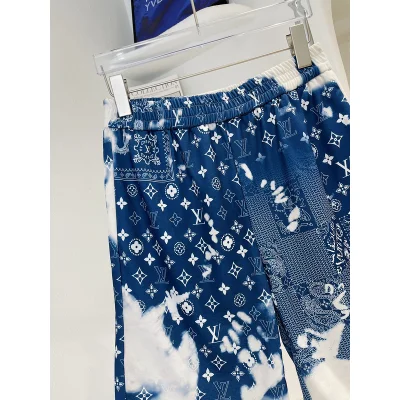 Шорты Louis Vuitton Floral Print "White/Blue" фото № 4 Шорты Louis Vuitton Floral Print "White/Blue" фото № 4