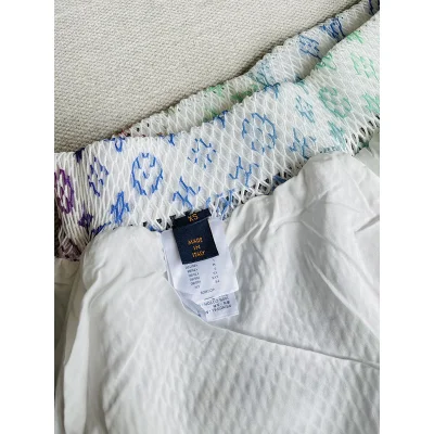 Шорты Louis Vuitton Color Touch "White, Green, Blue, Red" фото № 5