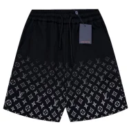 Шорты Louis Vuitton With Half-Painted Emblems "Black"
