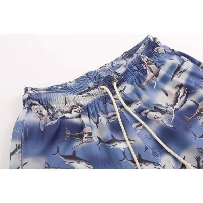 Шорты Palm Angels Shark House "Blue" фото № 2