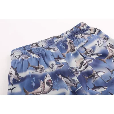 Шорты Palm Angels Shark House "Blue" фото № 3