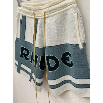 Шорты Rhude Two Colors "White/Mint" фото № 3