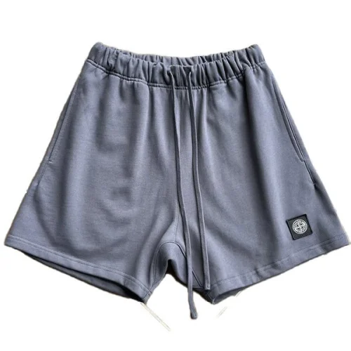 Шорты Stone Island Black Square Logo Sport "Blue/Gray"