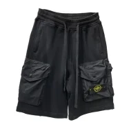 Шорты Stone Island Large Logo Pockets "Black"