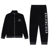 Спортивный Костюм Balenciaga With White Text Logo "Black"