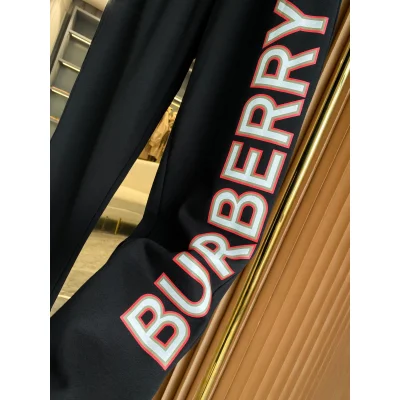 Штаны Burberry White Logo On Side Gray And Red Outline "Black" фото № 6