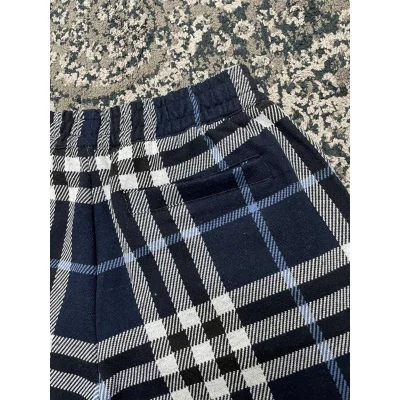 Шорты Burberry Allsides White Lines Print Black Squares "Black" фото № 5