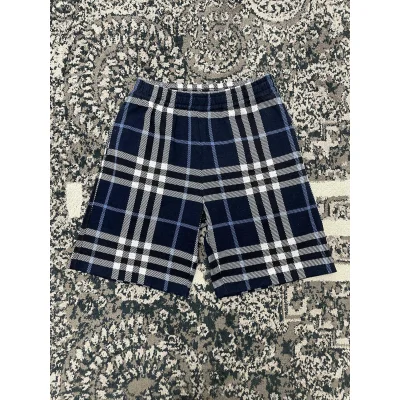 Шорты Burberry Allsides White Lines Print Black Squares "Black" фото № 2