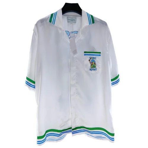 Рубашка Casablanca Human With Yellow Rocket "White"