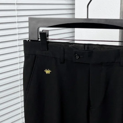 Штаны Christian Dior Gold Frontside Small Insect "Black" фото № 4