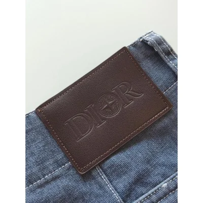 Джинсы Christian Dior Brown Embroiered Dior Stone Island "Blue" фото № 5 Джинсы Christian Dior Brown Embroiered Dior Stone Island "Blue" фото № 5
