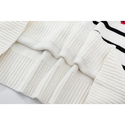 Свитер Amiri With Red Logo Striped "White" фото № 5