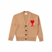 Кардиган Amiri With Red Letter Logo "Brown"