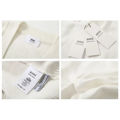 Кардиган Amiri V-Neck "White" фото № 7 Кардиган Amiri V-Neck "White" фото № 7