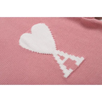 Свитер Amiri Large Logo - Heart And Letter "Pink" фото № 5