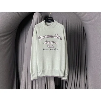 Свитер Dior Beautiful Inscription "White" фото № 2