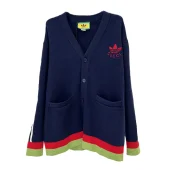 Кардиган Gucci X Adidas With The Company Logo "Blue"