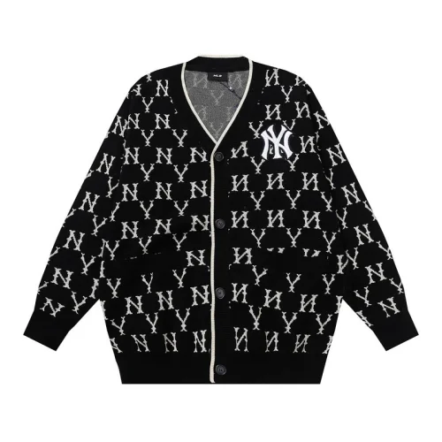 Кардиган MLB Korea — Monogram Allover Knit "Black"