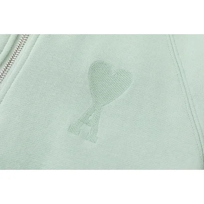 Свитшот Amiri With A Zipper Collar "Mint" фото № 3