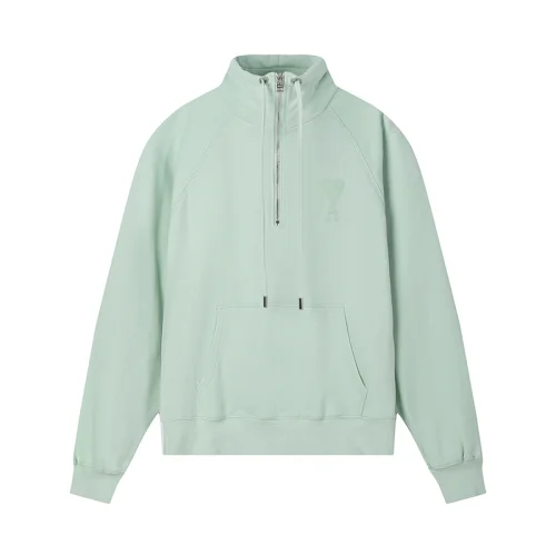Свитшот Amiri With A Zipper Collar "Mint"