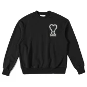 Свитшот Amiri Logo-Heart With Edging "Black"