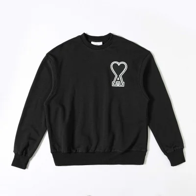Свитшот Amiri Logo-Heart With Edging "Black" фото № 2