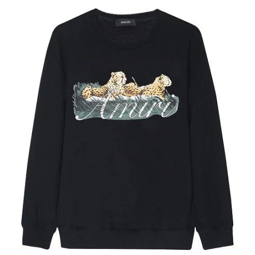 Худи Amiri Leopard Animal "Black"