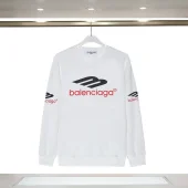 Свитшот Balenciaga Logo On The Chest And Sleeves "White"
