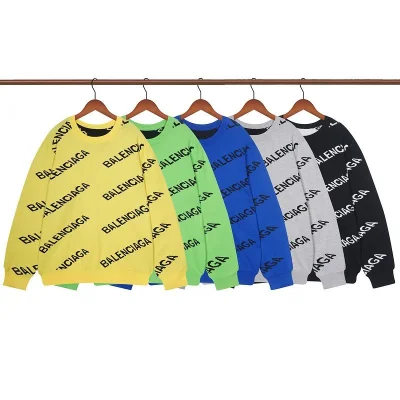 Свитшот Balenciaga Text Print "Yellow" фото № 3
