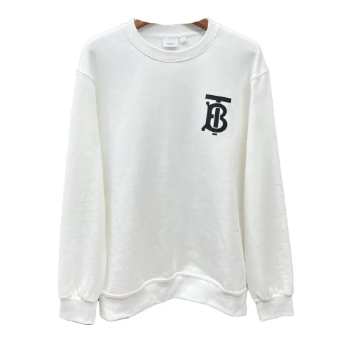 Свитшот Burberry Frontside Contrast Logo BT "White"