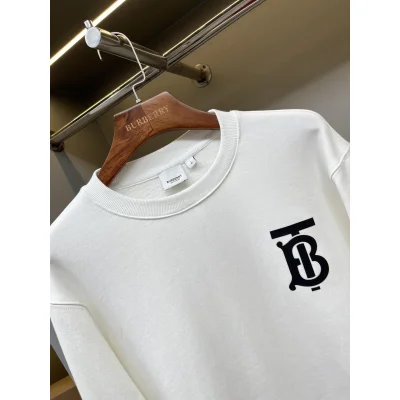 Свитшот Burberry Frontside Contrast Logo BT "White" фото № 2