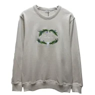Свитшот Burberry Frontside Green Laurel White Logo Burberry