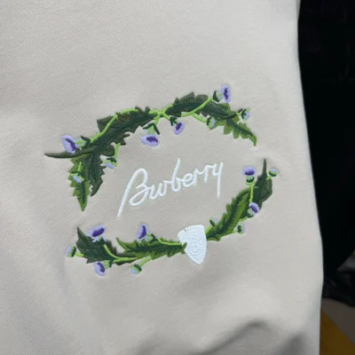 Свитшот Burberry Frontside Green Laurel White Logo Burberry "White" фото № 6