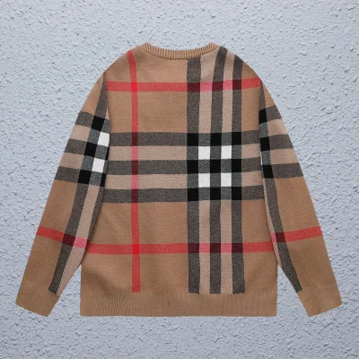 Свитшот Burberry Print Allsides Checked Colorful Lines "Brown" фото № 6