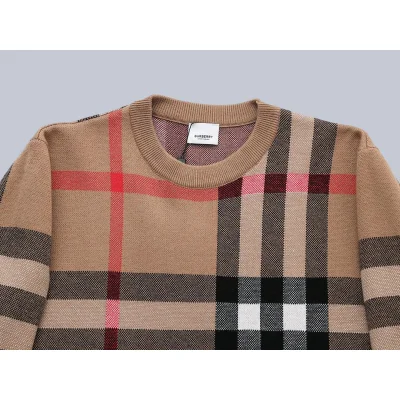 Свитшот Burberry Print Allsides Checked Colorful Lines "Brown" фото № 8