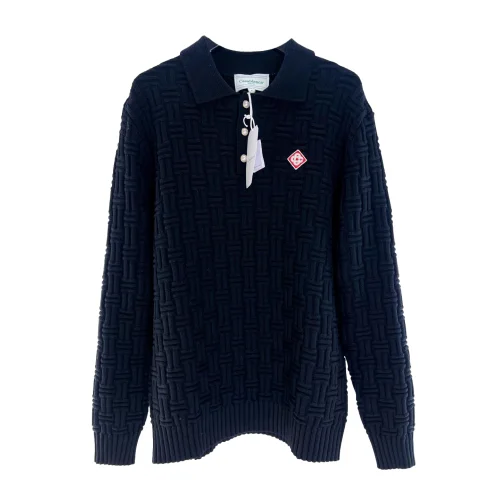 Джемпер Casablanca Bamboo Pattern "Black"