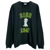 Свитшот Christian Dior Blue Dog "Black"