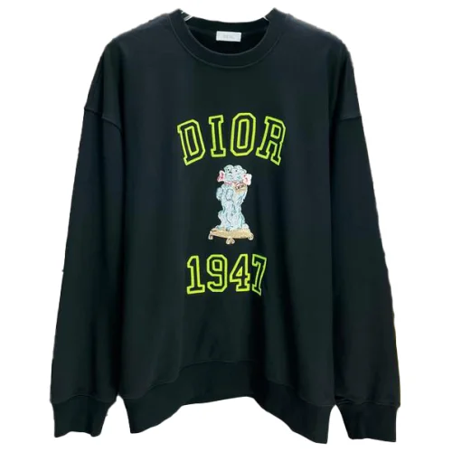 Свитшот Christian Dior Blue Dog "Black"