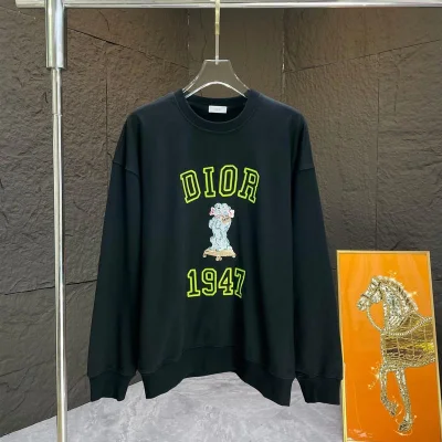 Свитшот Christian Dior Blue Dog "Black" фото № 2 Свитшот Christian Dior Blue Dog "Black" фото № 2