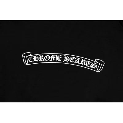 Свитшот Chrome Hearts With Patterns And Pink Print "Black" фото № 2
