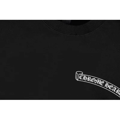 Свитшот Chrome Hearts With Patterns And Pink Print "Black" фото № 4