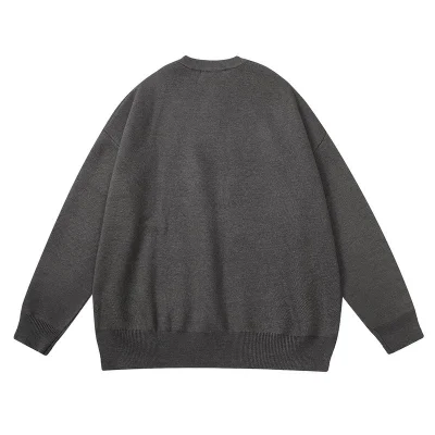 Свитшот Drew House Black Outline Smiley "Gray" фото № 2