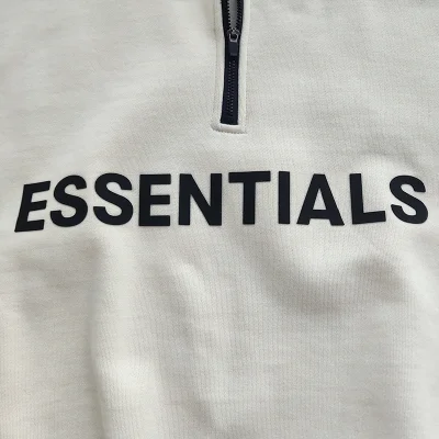 Свитшот Fear Of God With Collar And Zipper "White" фото № 5