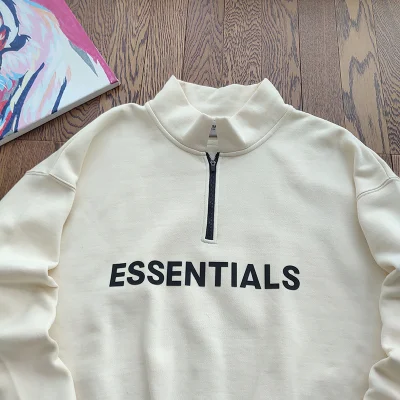 Свитшот Fear Of God With Collar And Zipper "White" фото № 6