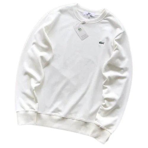 Свитшот Lacoste Plain With Small Front Logo "White"