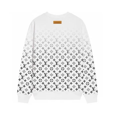Свитшот Louis Vuitton Disappearing Emblems "White" фото № 3