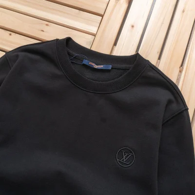 Свитшот Louis Vuitton - Logo "Black" фото № 5