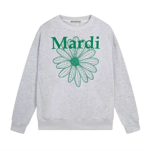 Свитшот Mardi Mercredi Chamomile Flower "Light-Gray, Green"