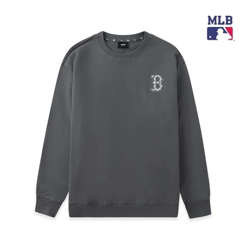 Свитшот MLB NY Logo Back Printed "Grey"