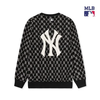 Свитшот MLB Monogram Allover Overfit "Black" фото № 2